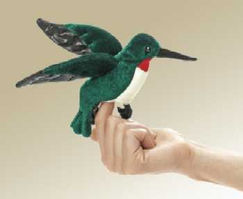 hummingbird finger puppet folkmanis