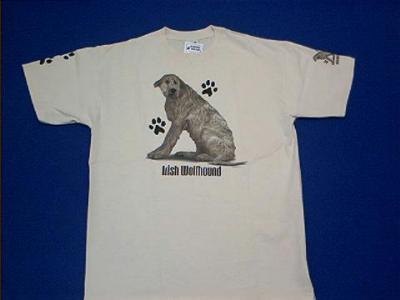 irish wolfhound t shirt