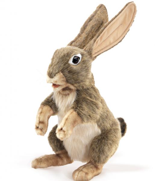 Jack Rabbit Puppet Large, Folkmanish Jack Rabbit Puppet Large, 