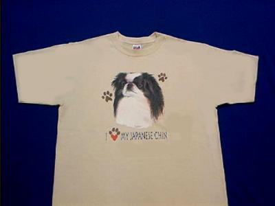 japanese chin t shirt by Animal World 