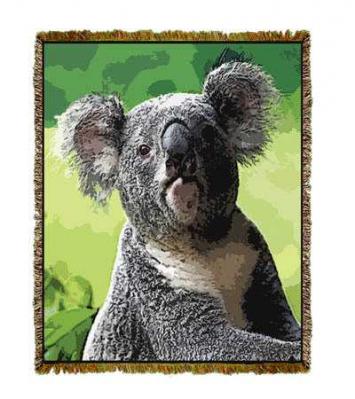 koala blanket throw tapestry