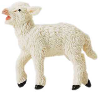 lamb toy miniature replica