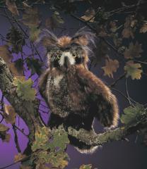 great horned owl puppet