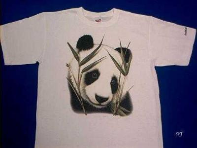 panda shirt animal world