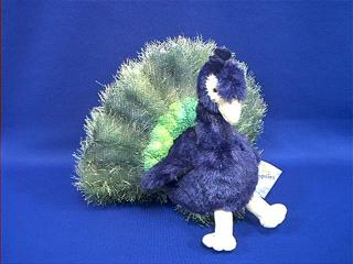 giant stuffed peacock