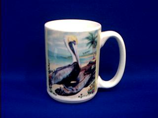 pelican picture mug