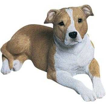 pit bull figurine statue midsize sandicast