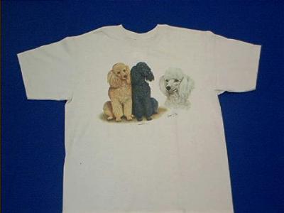 poodle collage t shirt
