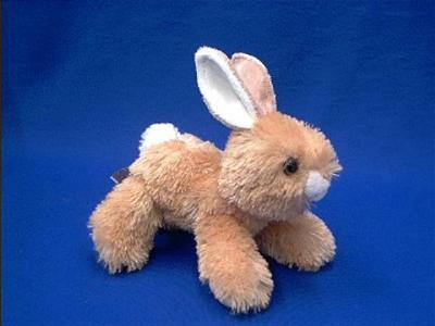 rabbit stuffed animal plush gold