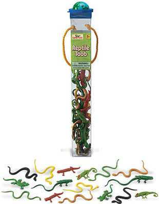 reptile toy tube assortment