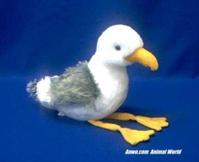 plush seagull stuffed animal