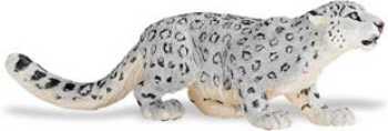 snow leopard toy miniature replica