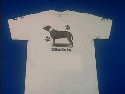 staffordshire bull terrier t shirt