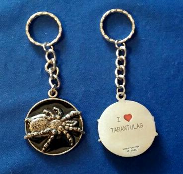 tarantula pewter keychain rawcliffe