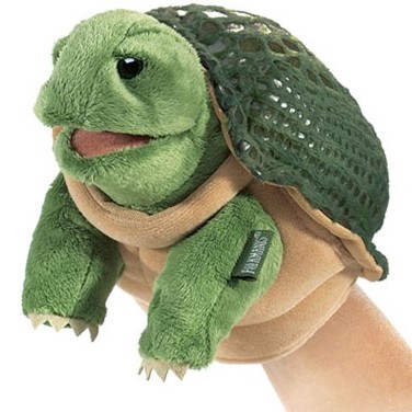 Turtle Puppet Small Plush