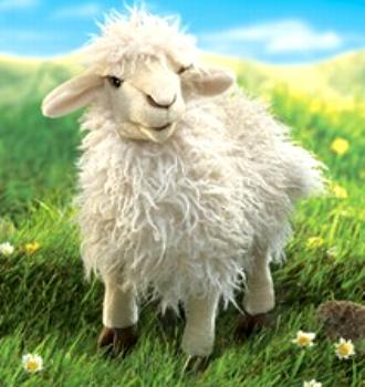 wooly sheep puppet longwool