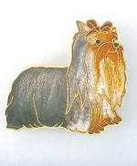 yorkshire terrier pin brooch eb1091a