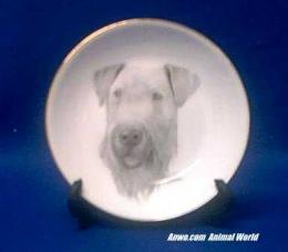 airedale plate porcelain
