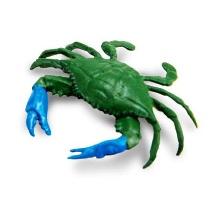 Blue Crab Toy Mini Good Luck Miniature 1"