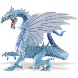 blue ice dragon toy miniature