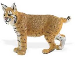 bobcat toy miniature replica safari