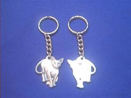 colorpoint cat keychain