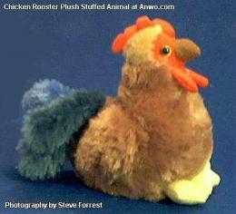 chicken rooster plush stuffed animal toy