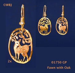deer earrings