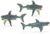 great white shark toy mini good luck