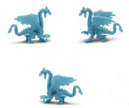 ice dragon toy mini good luck miniature replica