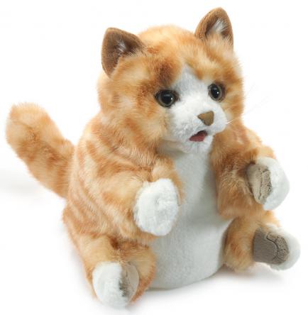 Orange Tabby Cat Puppet Kitten