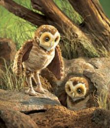 burrowing owl puppet