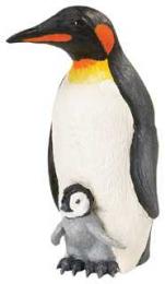 penguin with baby toy