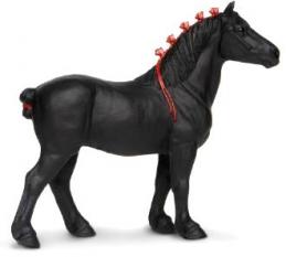 percheron horse toy miniature replica