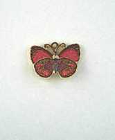 pink butterfly pin lapel jewelry
