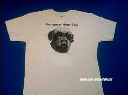 portuguese water dog t shirt face