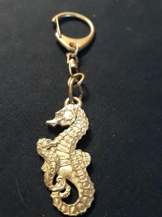 Seahorse Keychain Pewter Lindsay Claire