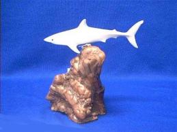 shark figurine airbrushed john perry