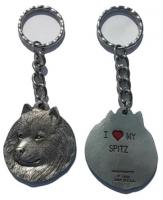 spitz keychain pewter usa