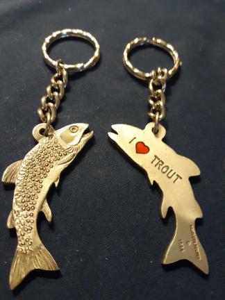 Trout Keychain Rawcliffe Pewter