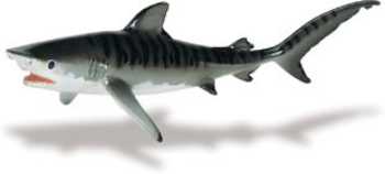 Safari Ltd. Tiger Shark Figurine - Detailed 4.5 Plastic Model Figure - Fun  Educational Play Toy for Boys, Girls & Kids Ages 3+
