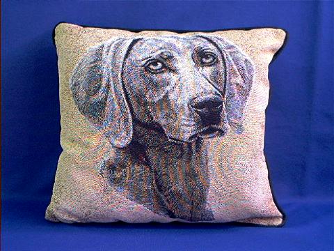 weimaraner pillow