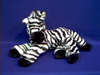 stuffed zebra toy